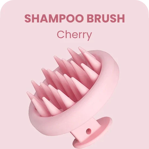 SHAMPOO BRUSH - Cherry