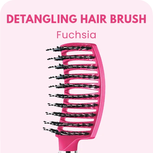 SCREAM FREE DETANGLING HAIR BRUSH - Fuchsia