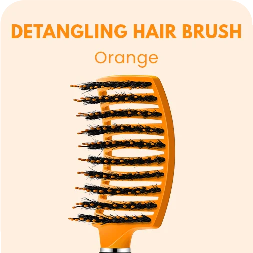 DETANGLING HAIR BRUSH - Orange