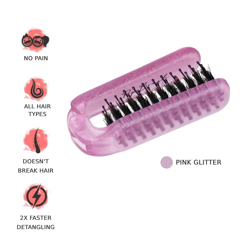 Handbag-Sized Detangling Hairbrush