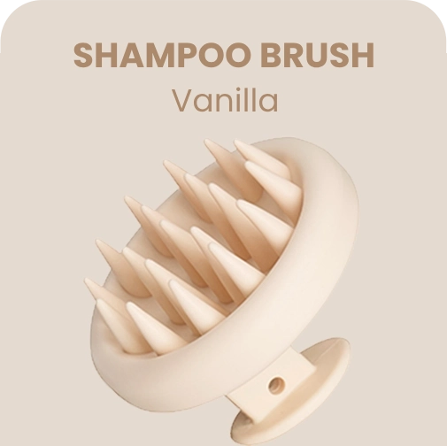 SHAMPOO BRUSH - Caramel