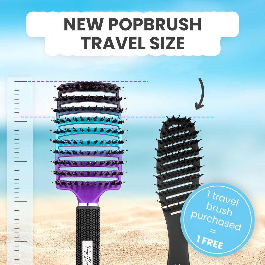 TRAVEL SIZE DETANGLING BRUSH