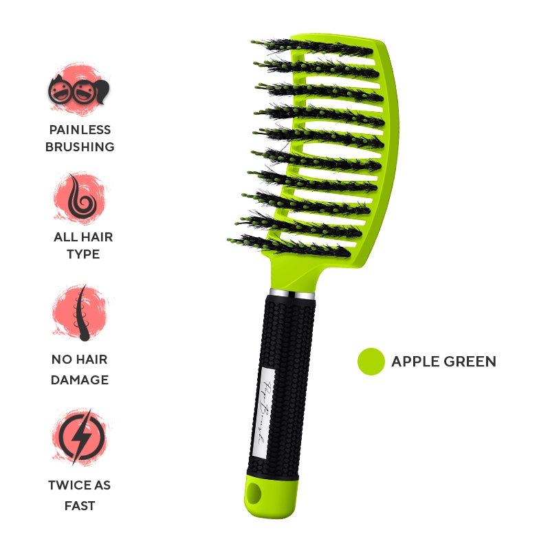 ANTI BREAKAGE DETANGLING HAIR BRUSH - BLACK NOVEMBER