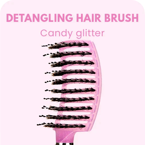 SCREAM FREE DETANGLING HAIR BRUSH - Pink