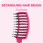 SCREAM FREE DETANGLING HAIR BRUSH - Pink