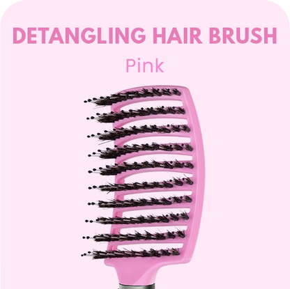 SCREAM FREE DETANGLING HAIR BRUSH - Pink