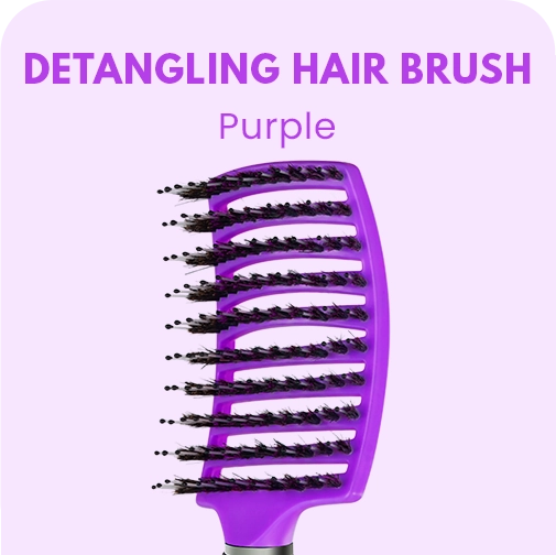 SCREAM FREE DETANGLING HAIR BRUSH - Pink