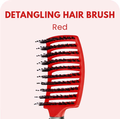 SCREAM FREE DETANGLING HAIR BRUSH - Pink