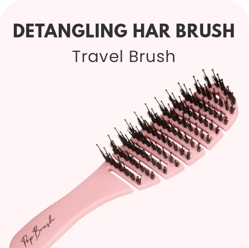 TRAVEL-SIZED DETANGLING BRUSH