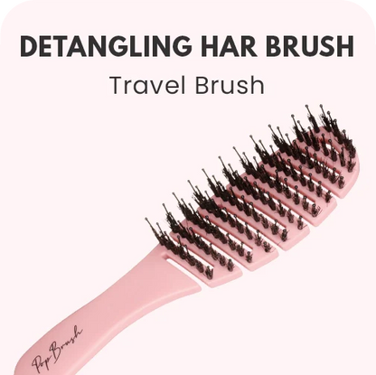 TRAVEL-SIZED DETANGLING BRUSH