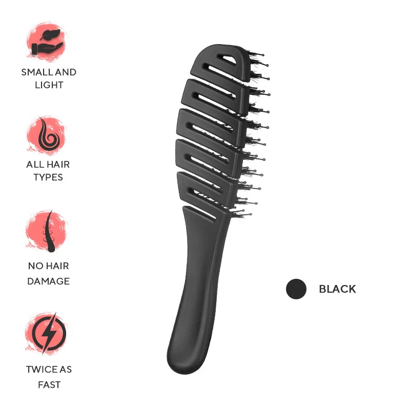 TRAVEL-SIZED DETANGLING BRUSH