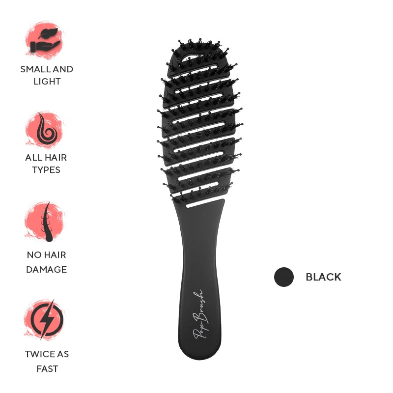 TRAVEL-SIZED DETANGLING BRUSH