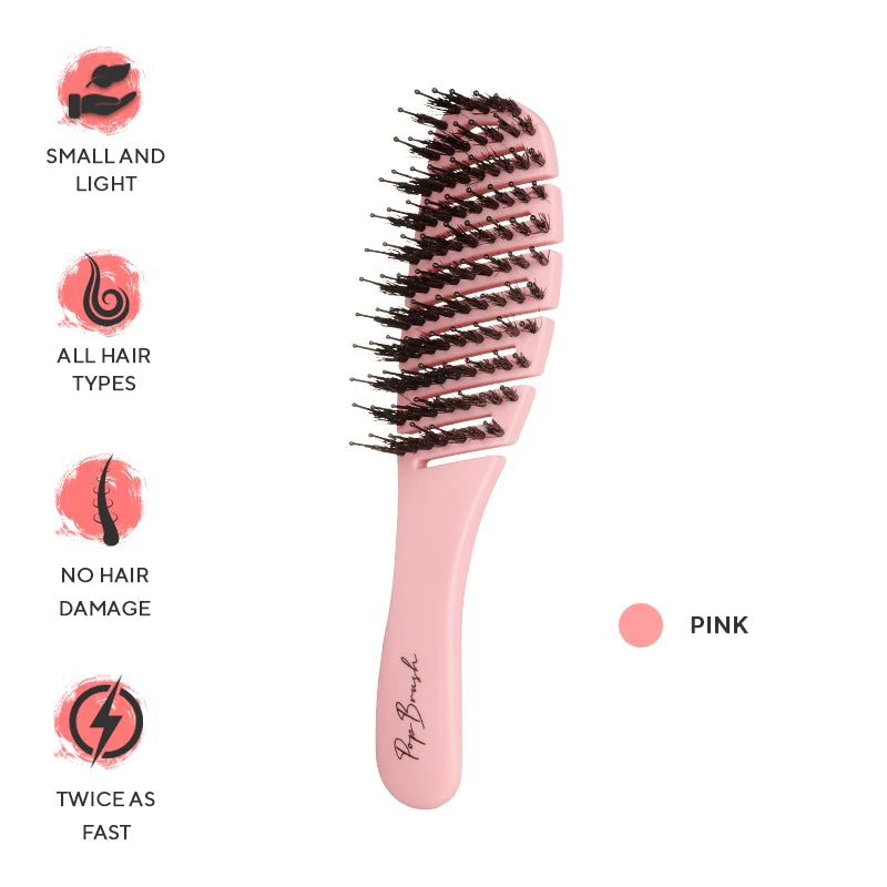 TRAVEL-SIZED DETANGLING BRUSH